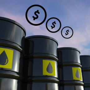 Oil Barrels and Dollar Signs